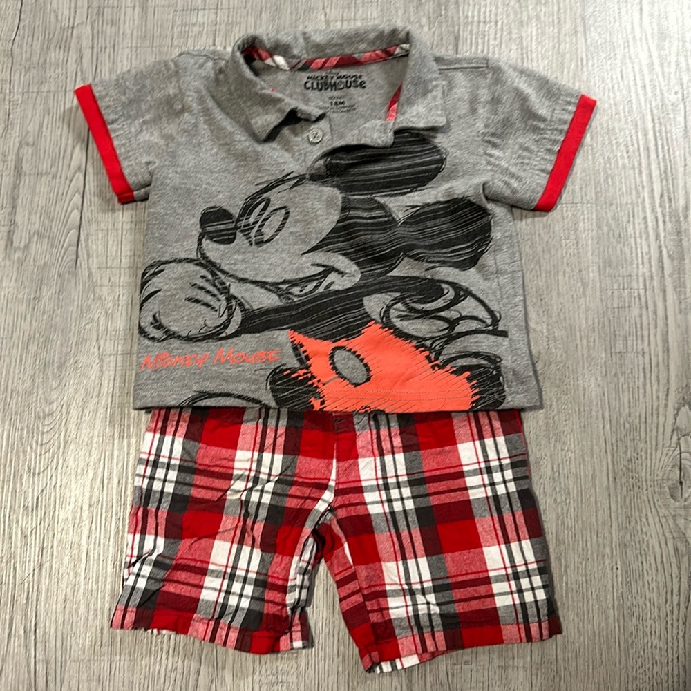Disney Mickey Mouse toddler outfit